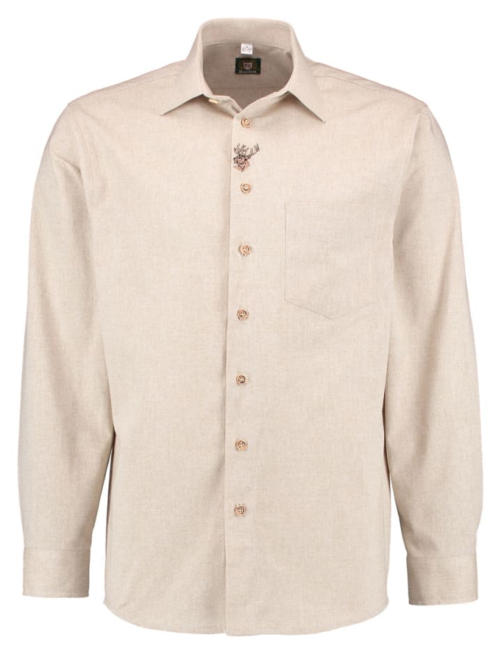 Hemd Ebosu in mittelbeige