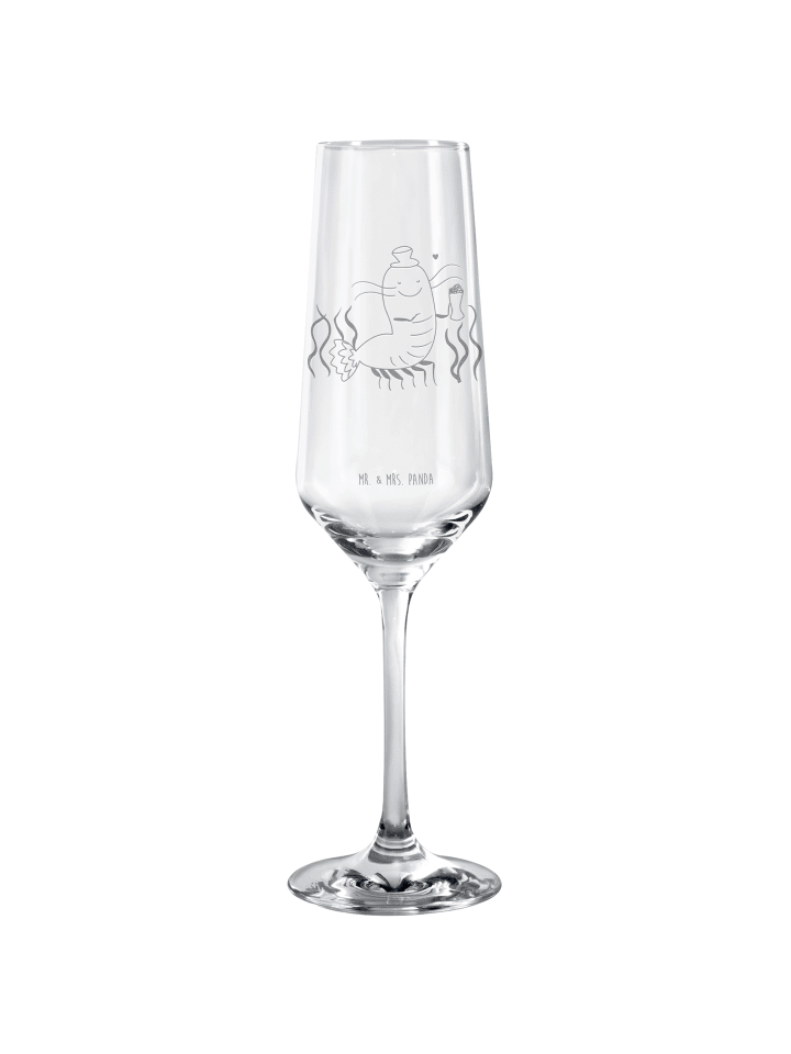 Sektkelch Hummer Weizen ohne Spruch in Transparent