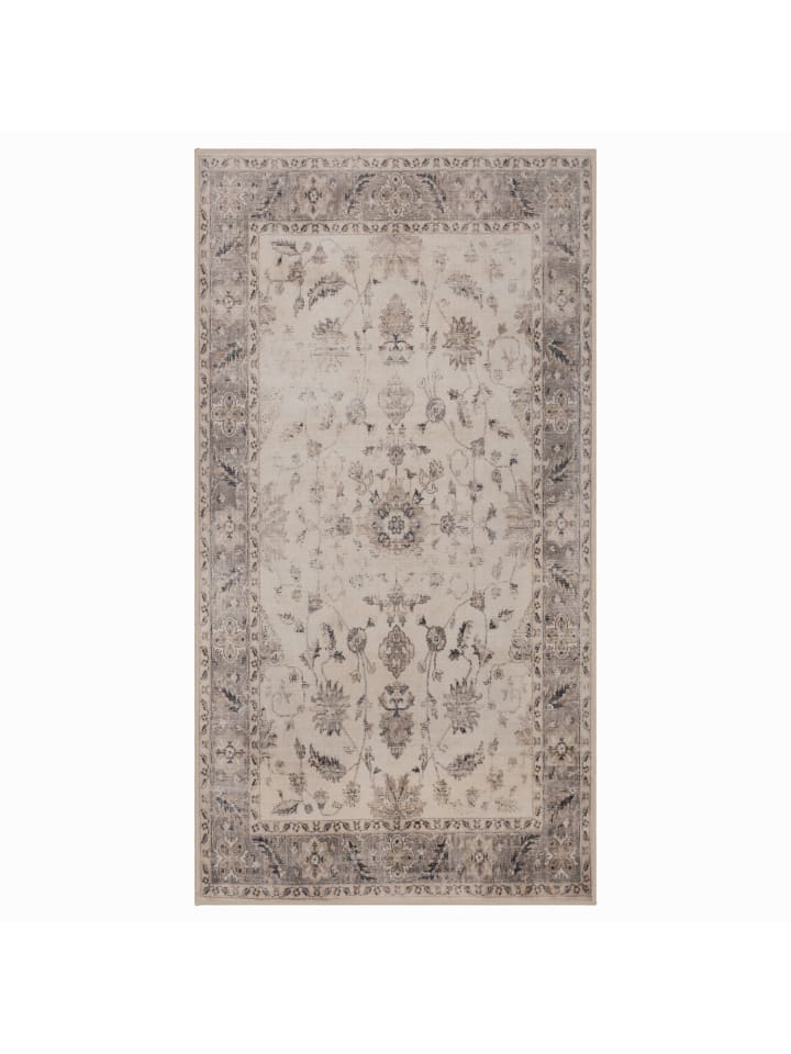 Kurzflor Teppich Inka 1143 Läufer in Beige