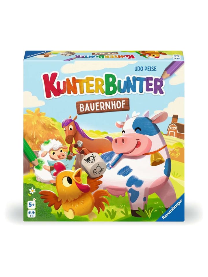 Ravensburger Würfelspiel Kunterbunter Bauernhof in bunt