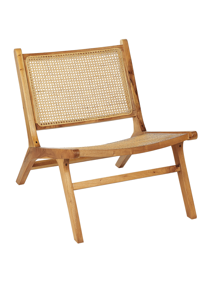 Sessel MIDDLETOWN in Naturfarben - (W) 60 x (H) 72 x (L) 83 cm