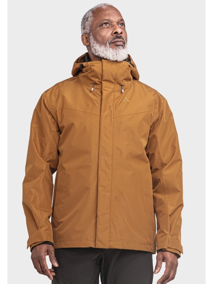 Kombijacke in braun