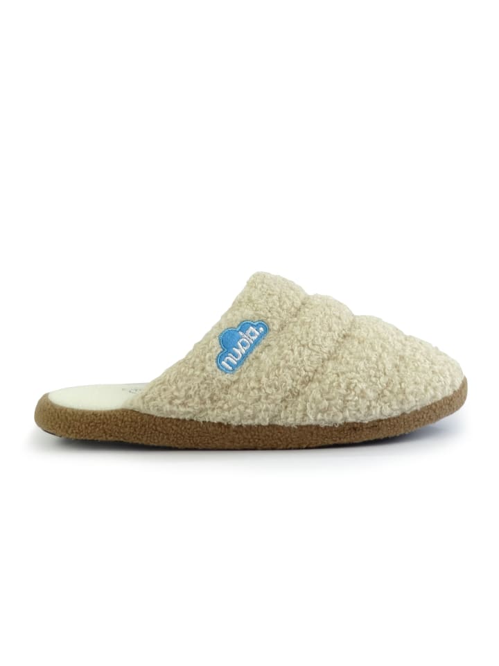 Hausschuhe "Zueco Sheep" in Creme