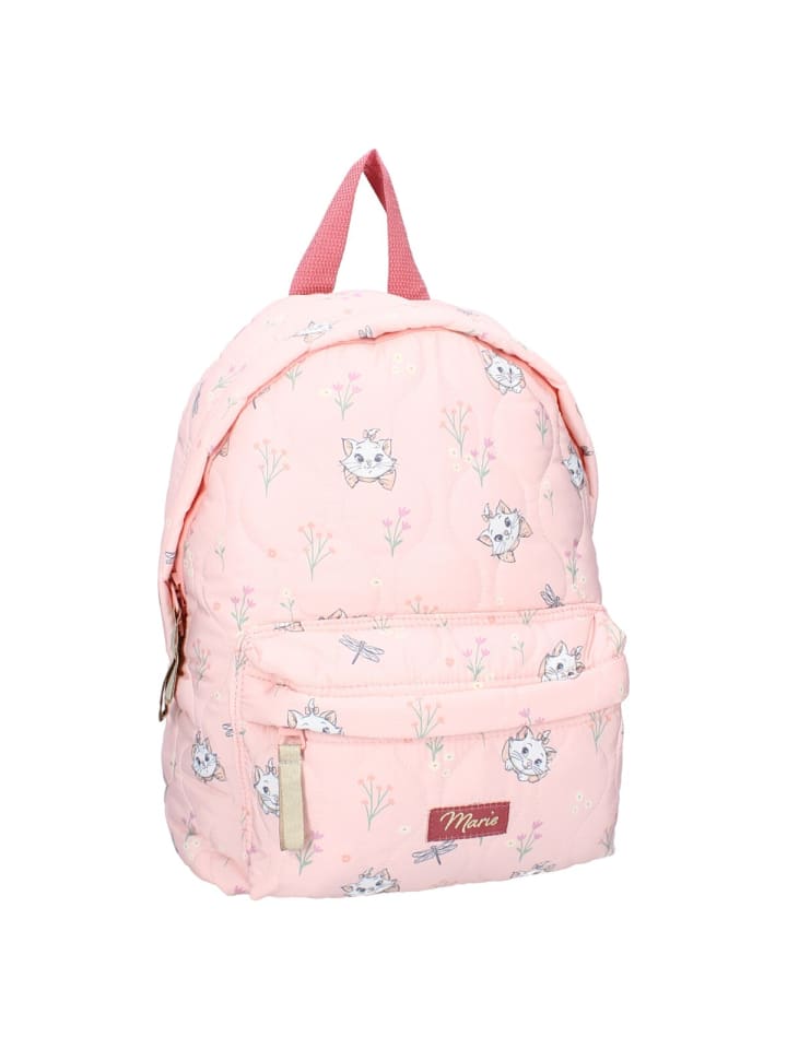 Disney Marie Rucksack – Schultasche Gepolsterter Rücken für Komfort in Rosa
