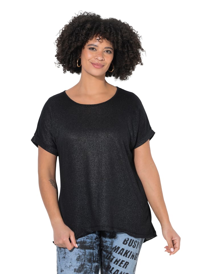 Shirt in schwarz