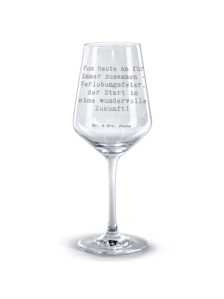 Kelch Spruch Verlobungsfeier ZuMenschmen mit Spruch in Transparent