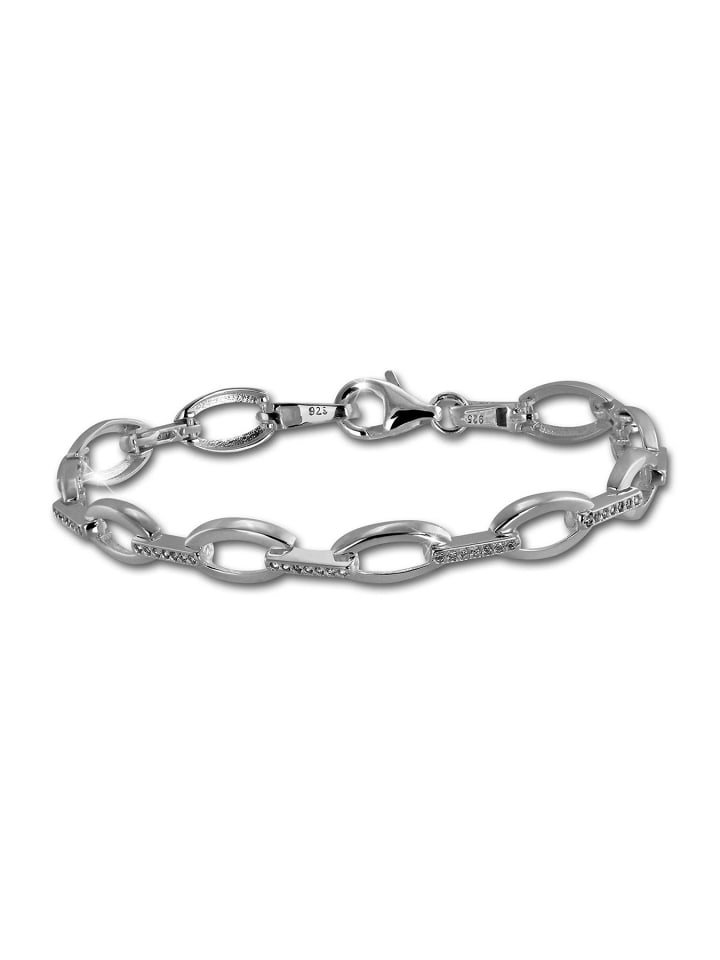 925 Sterling Silber Damen SilberDream Armbänder Oval ca. 18,8cm