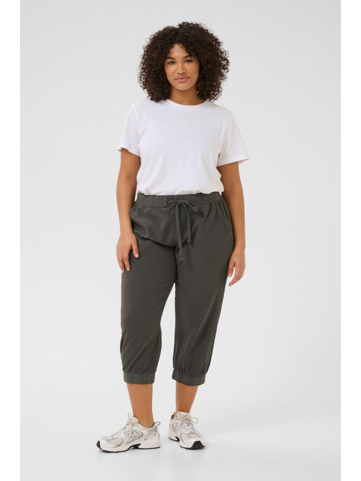 Caprihose KCnana Regular fit in Black Oyster