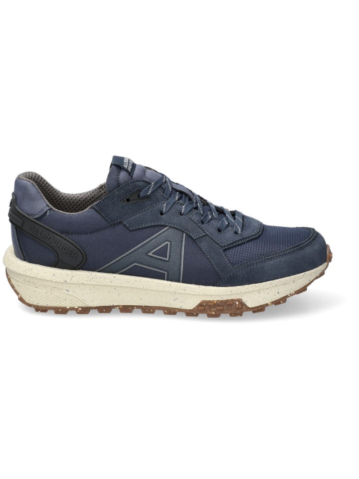 Schnürschuh in blau