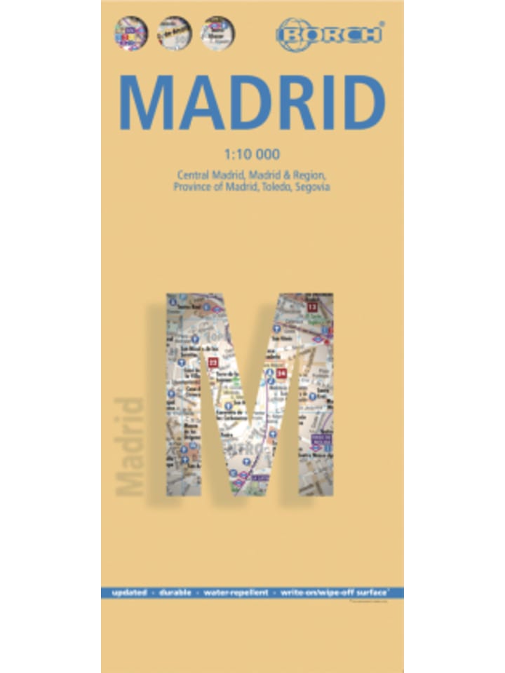 Landkarte/Globus - Borch Map Madrid