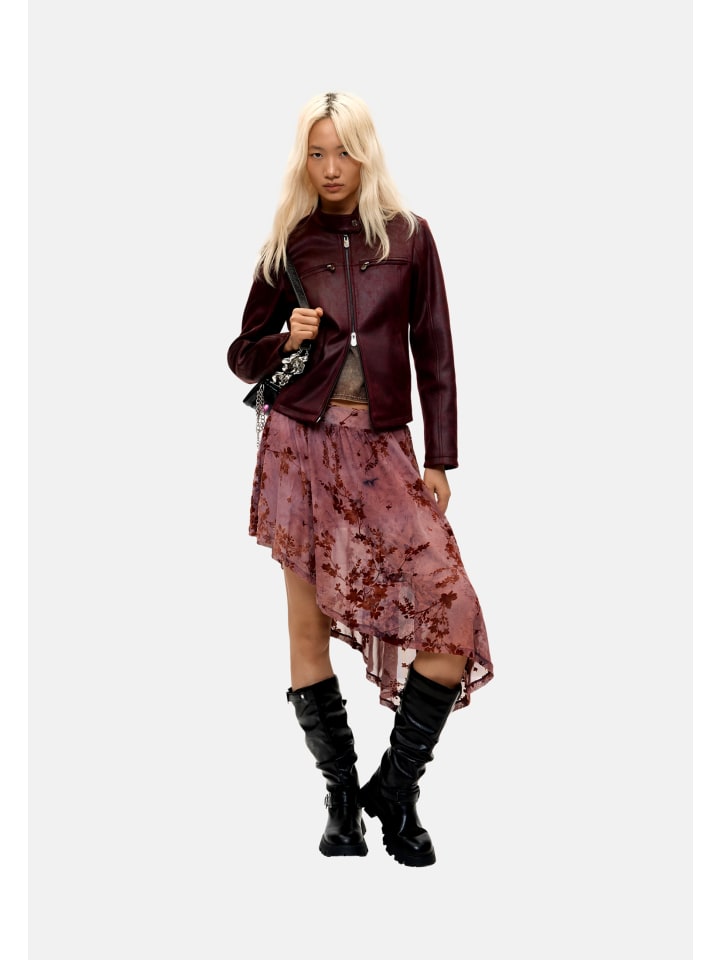 Jacke 'Bikercy' in rot
