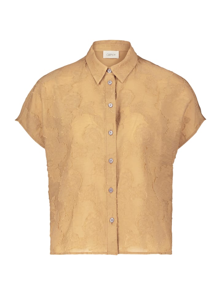 Oversize-Bluse mit überschnittenen Ärmeln in Antique Bronze