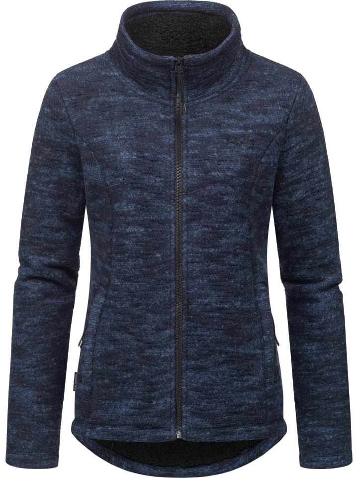 Strickjacke Liram Melange in Navy