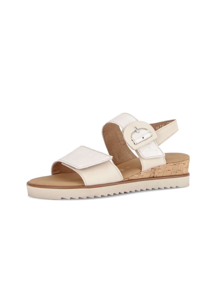 Plateau Sandalen in beige