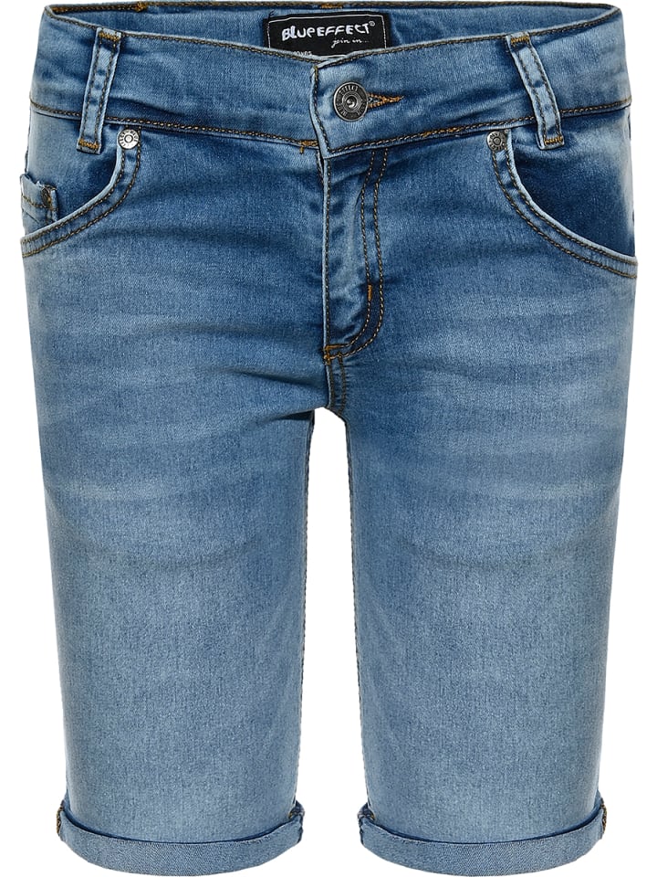 Jeans-Shorts slim fit in medium blue