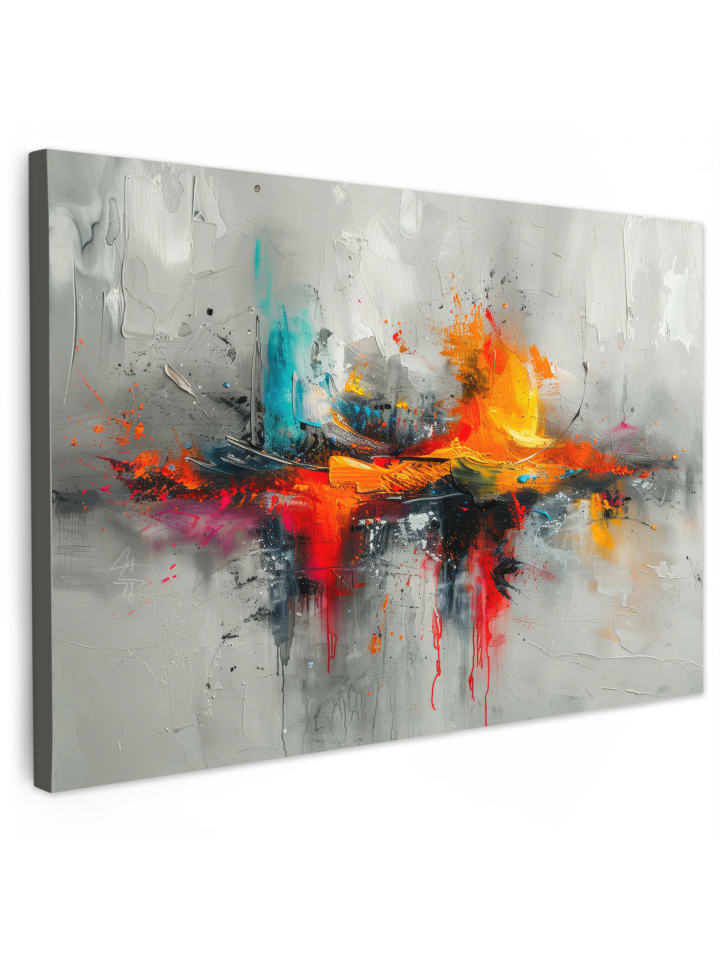 Leinwand Bilder Abstrakte Kunst Explosion