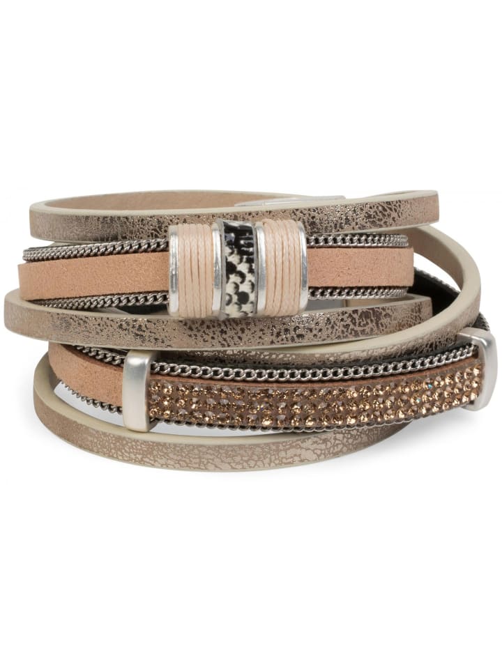 Armband in Antik-Beige