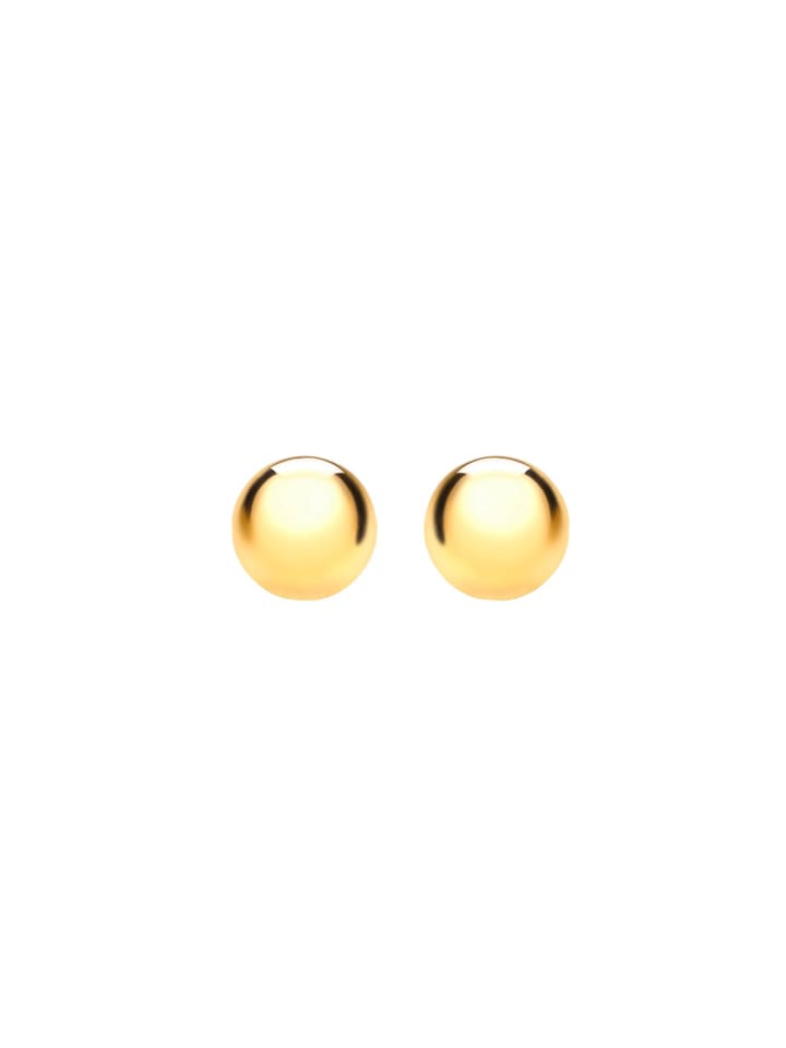 375 Gold Ohrringe Rund