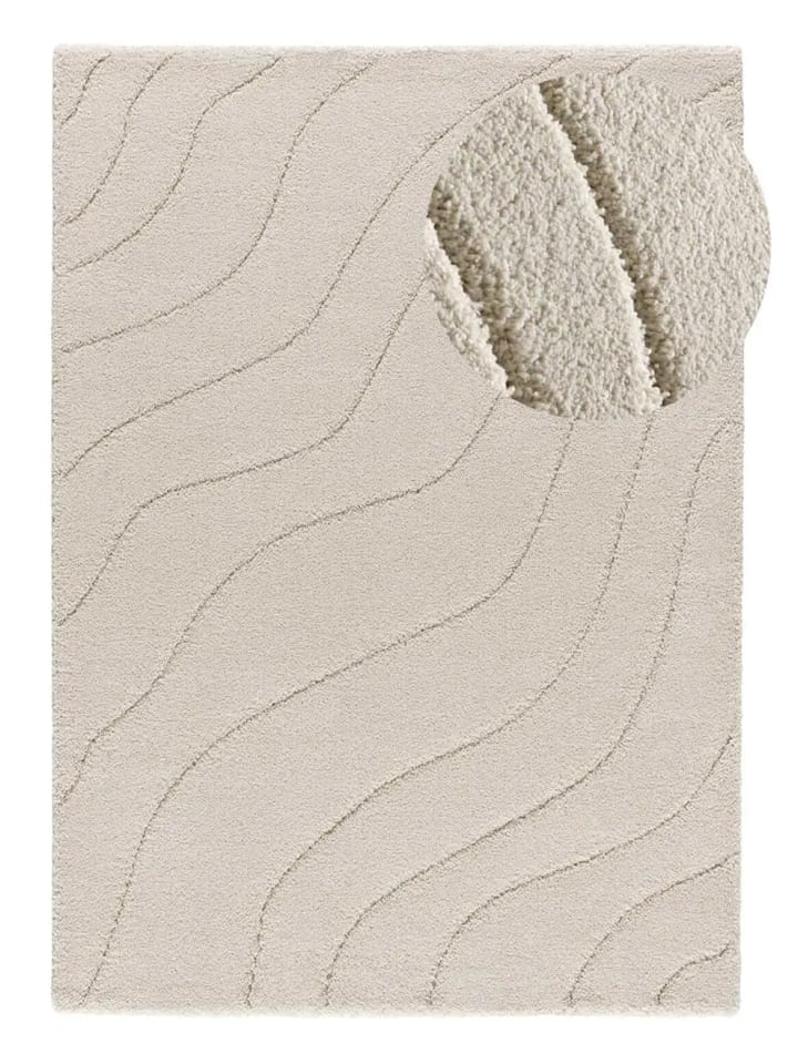 Hochflor-Teppich MOLIER in weiß