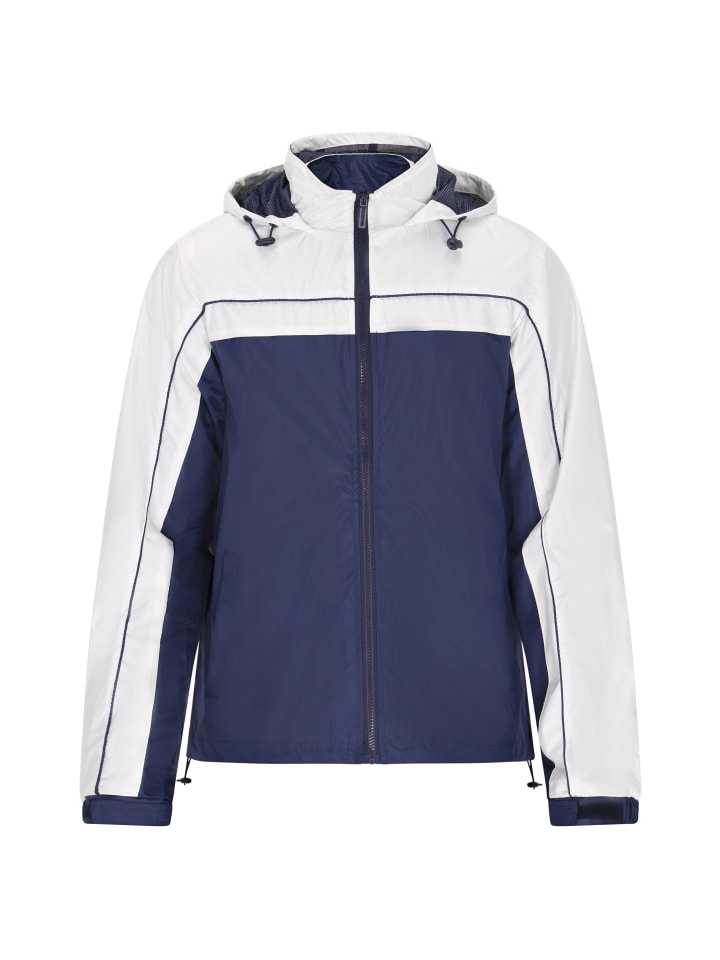 Herren Jacke in Marine Weiss