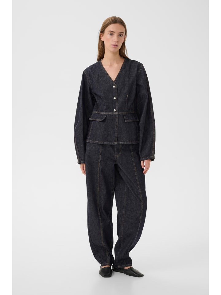 Jeansjacke KBEvette Feminine in Dark Blue Denim