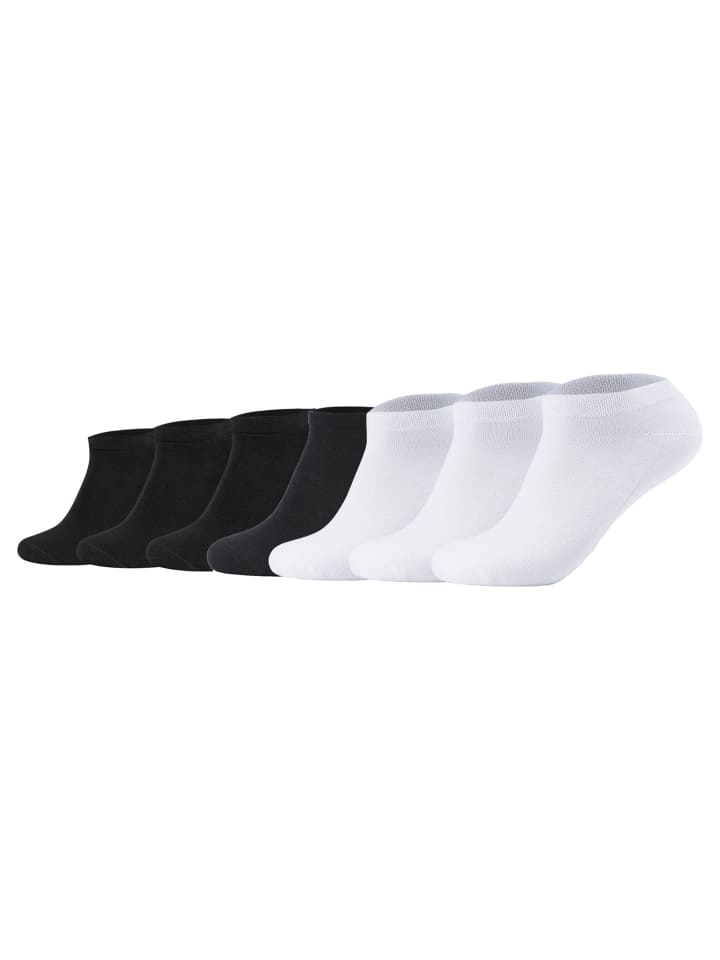 Socken 7er Pack in Weiß/Schwarz