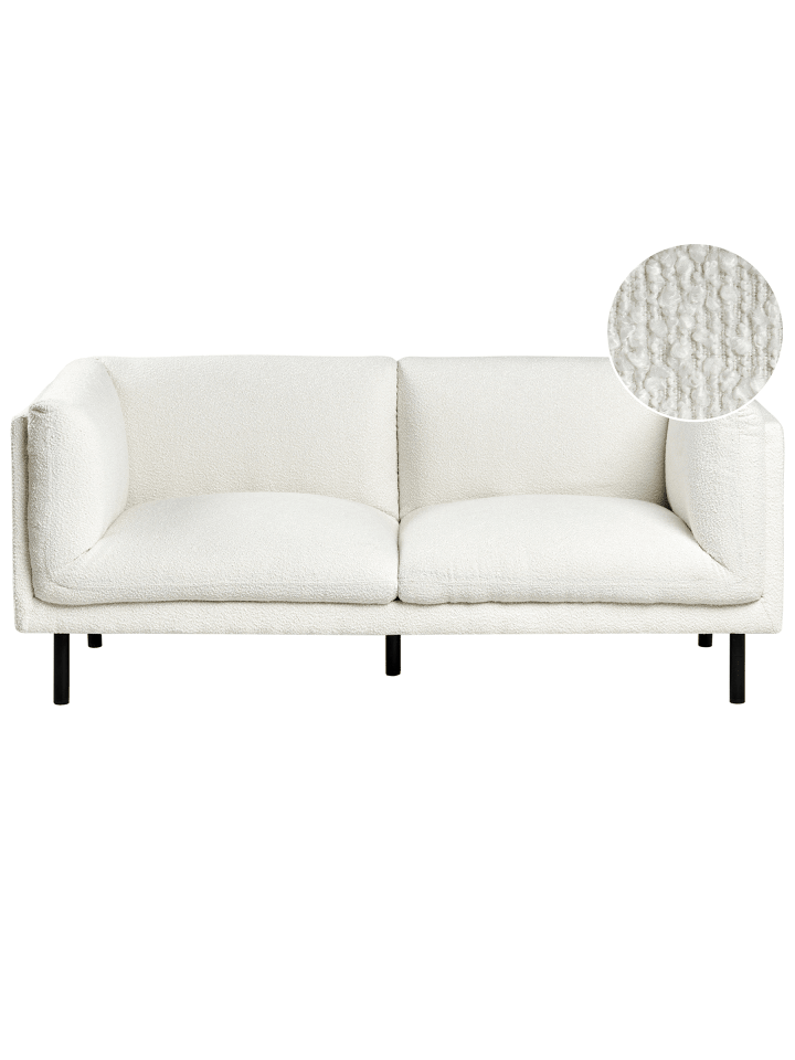 2-Sitzer Sofa VORGOD in Weiß - (W) 180 x (H) 76 x (L) 84 cm