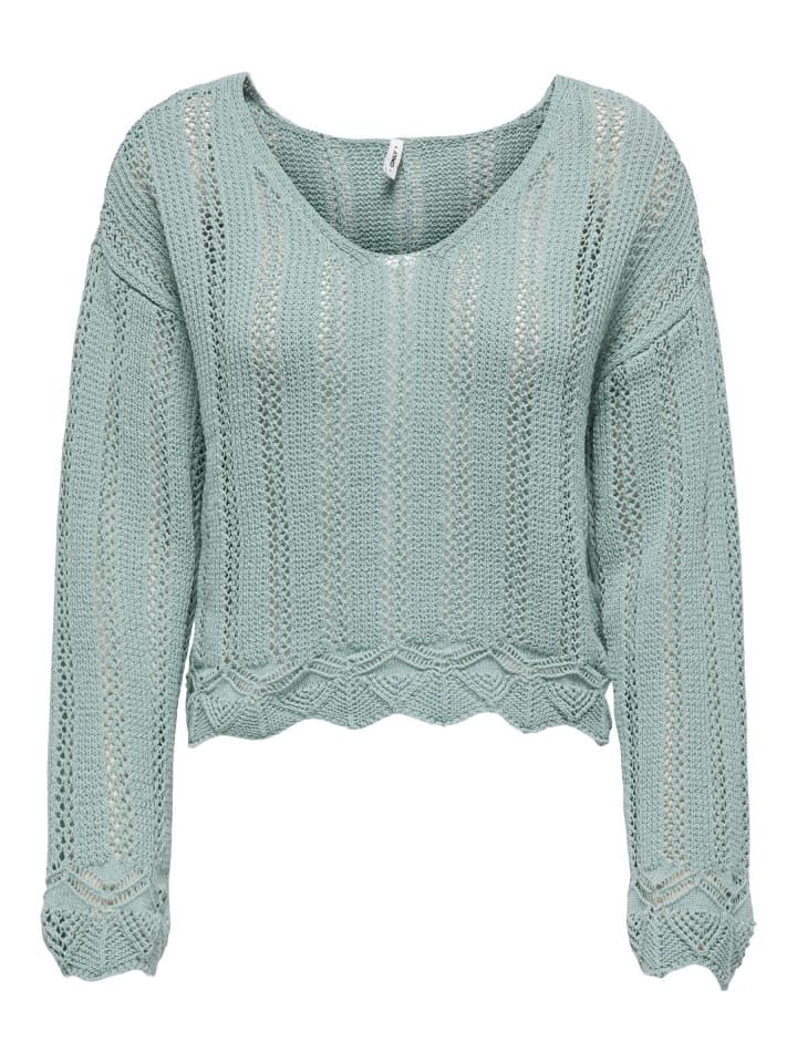 Strickpullover in Gray Mist