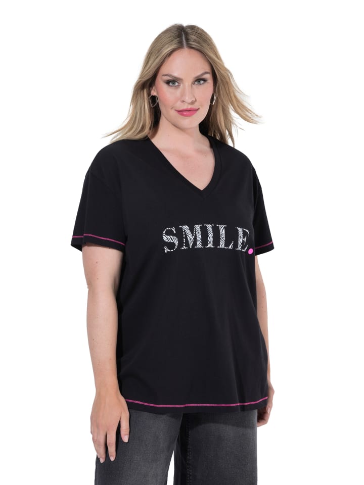 Shirt in schwarz