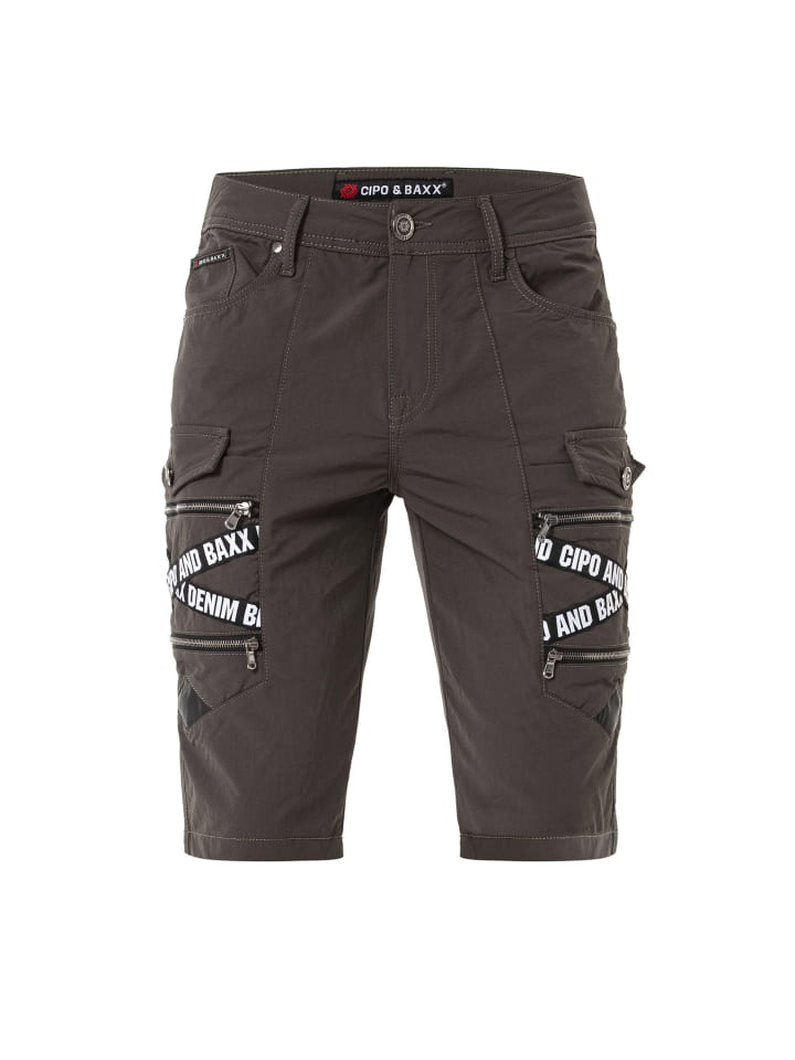 Capri-Shorts in KHAKI