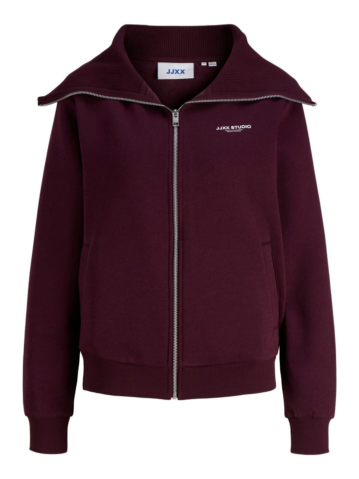 Sweatshirt mit Reißverschluss in Winetasting