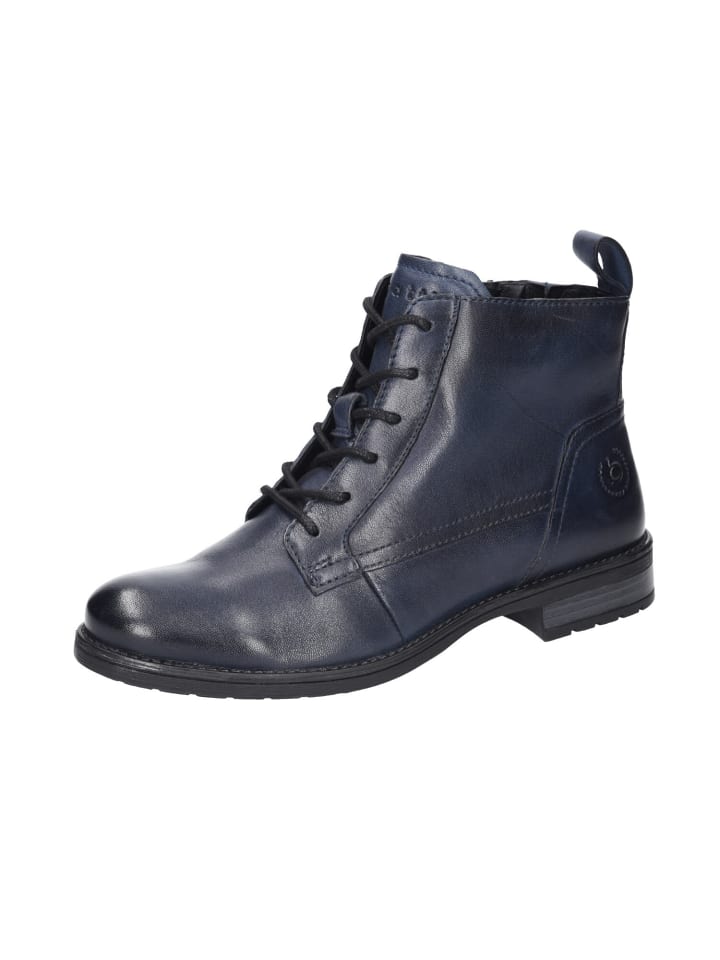Schnürschuh in blau