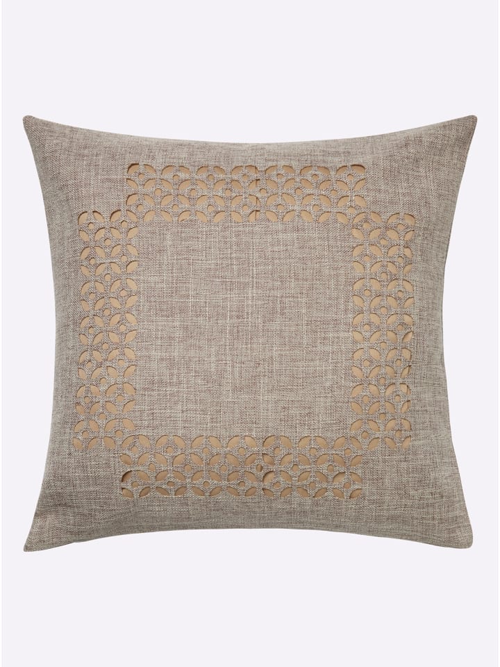 Tischdecke in beige