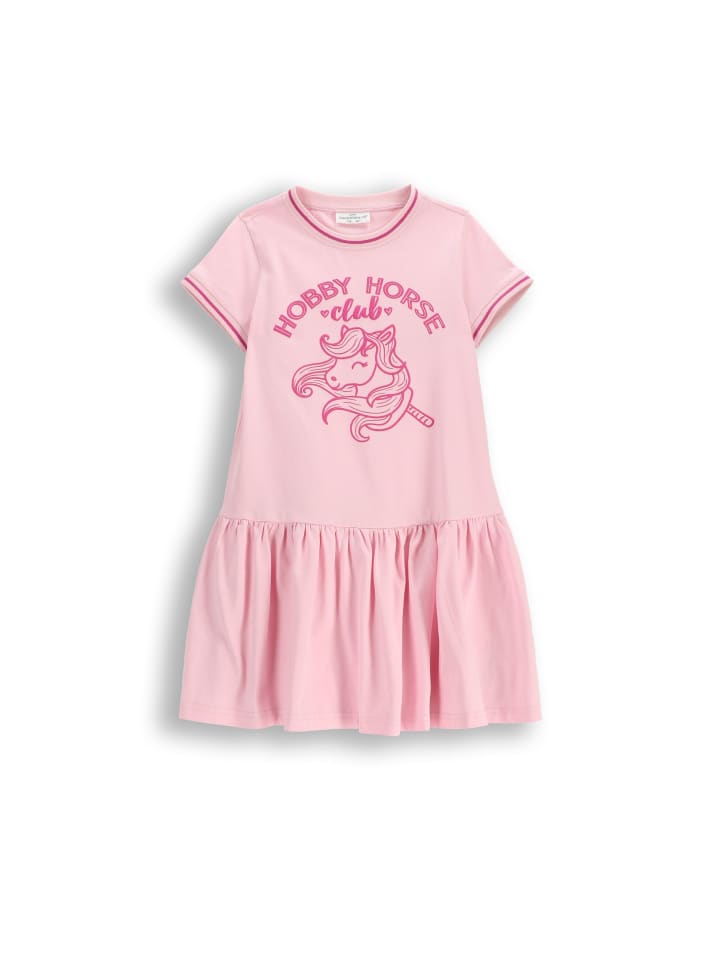 Kurzarmkleid in rosa