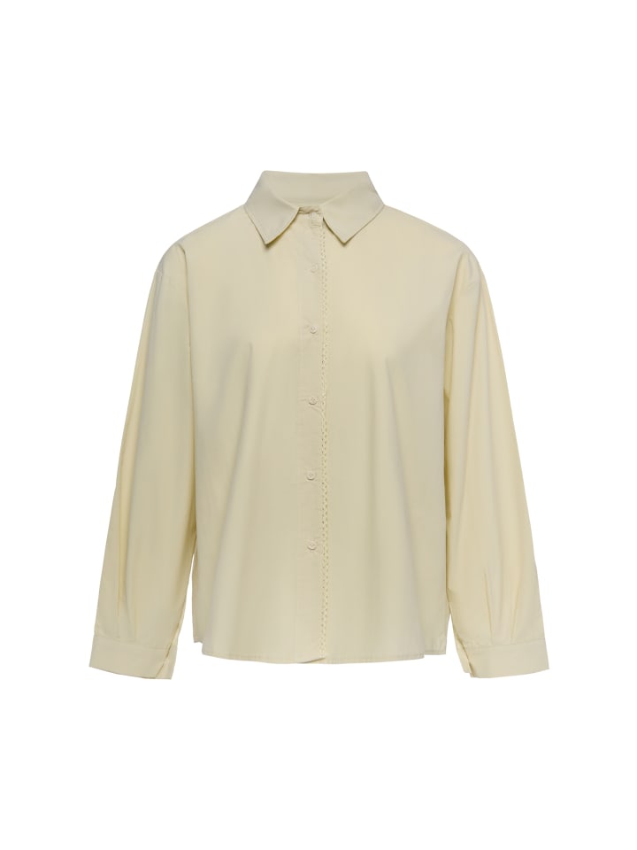 Women Shirt in Light Dirty Yellow