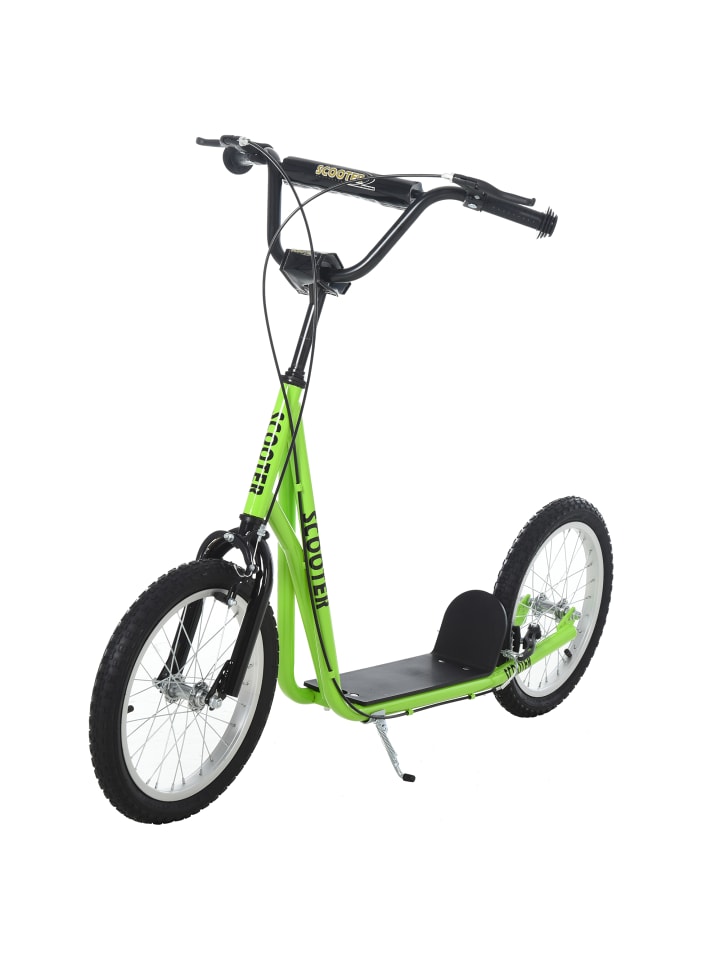 Kinderscooter in Grün 139L x 58B x 96H cm