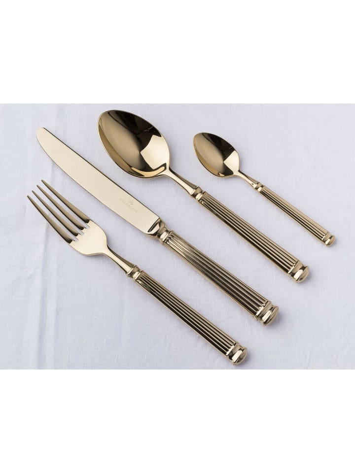 Besteck Set Gold 4-tlg