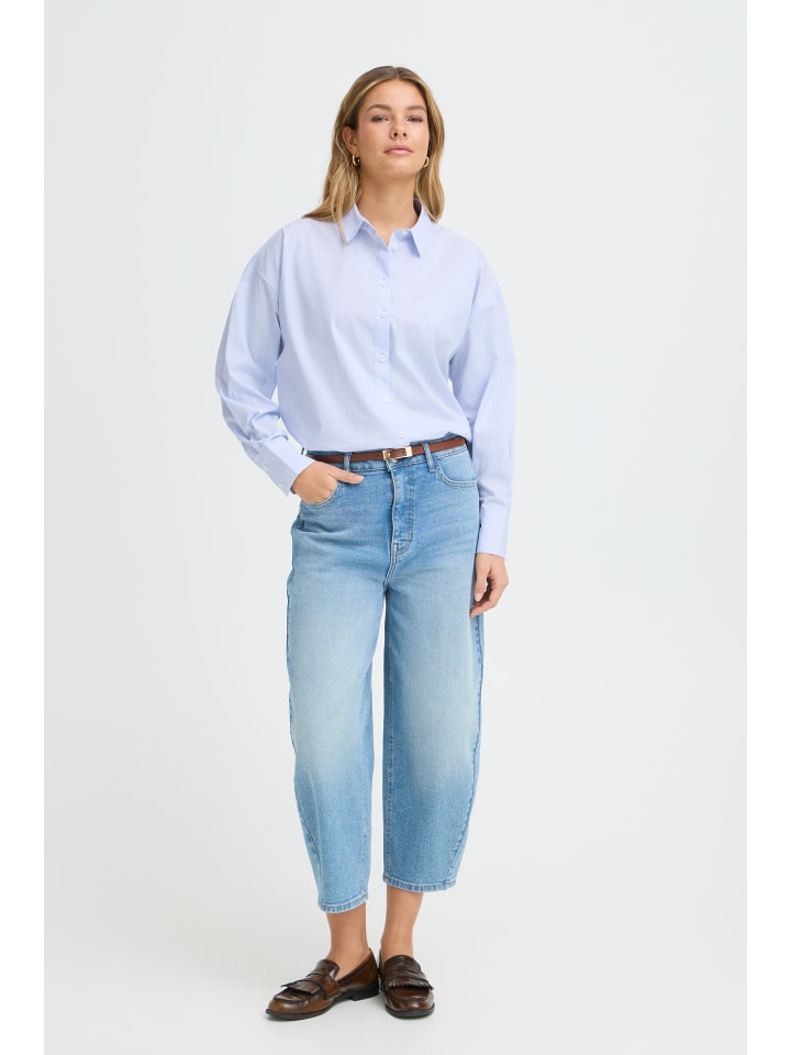 Langarm FRZANE Loose fit in HYDRANGEA STRIPE