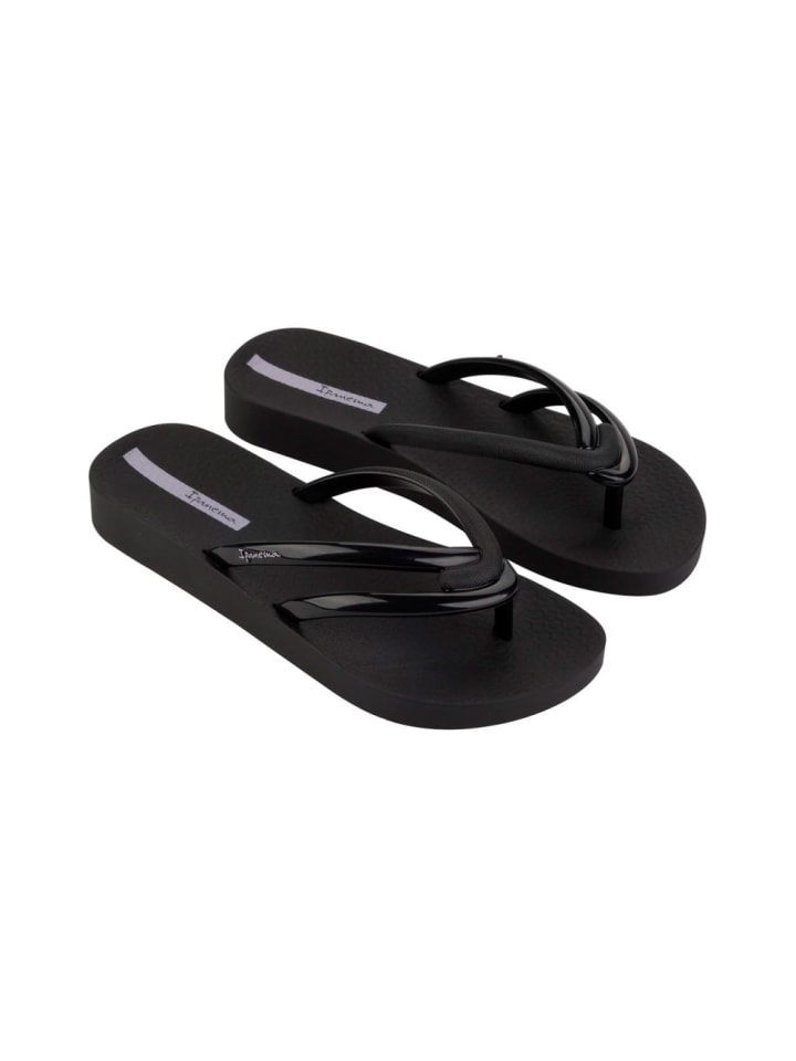 Damen-Flip-Flops Bequeme in Schwarz