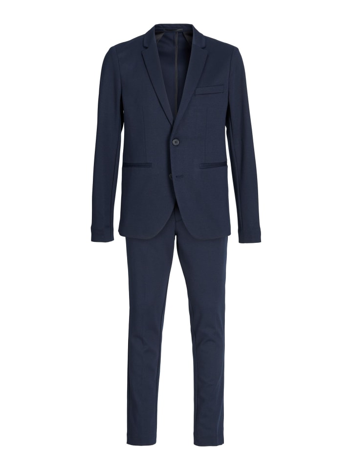 Einreihiger Blazer und Hose in Dark Navy