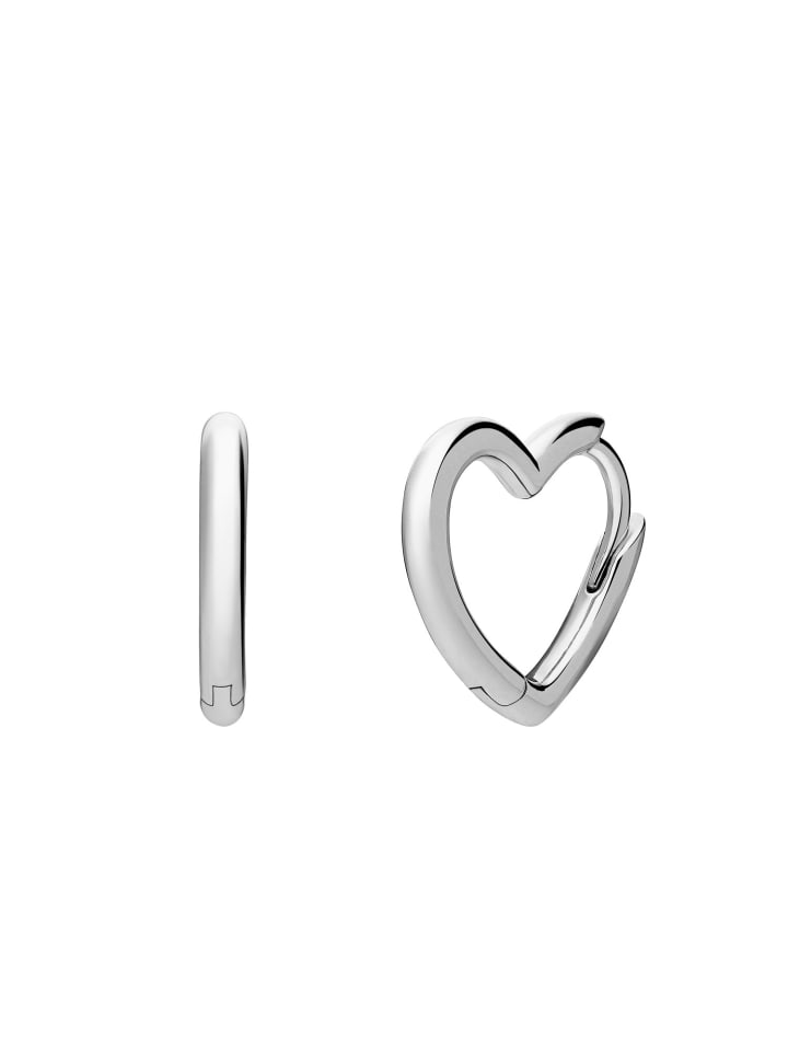 925 Silber Ohrringe Herz