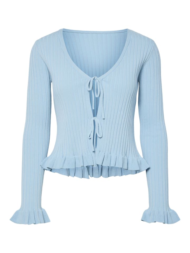 Strickjacke in Cashmere Blue
