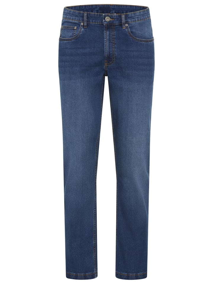 Straight-Jeans in blue used