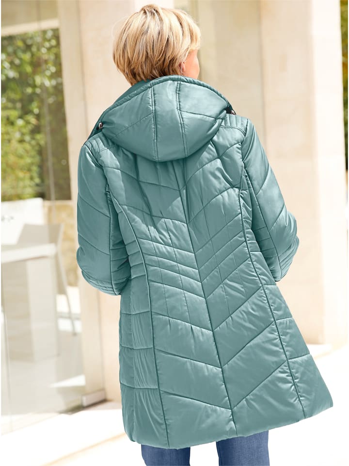 Jacke in jadegrün