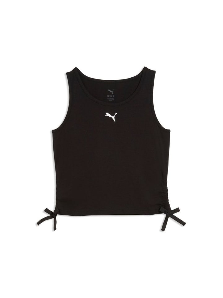 Shirt "Ess Slim Knotted Tank G" in Schwarz