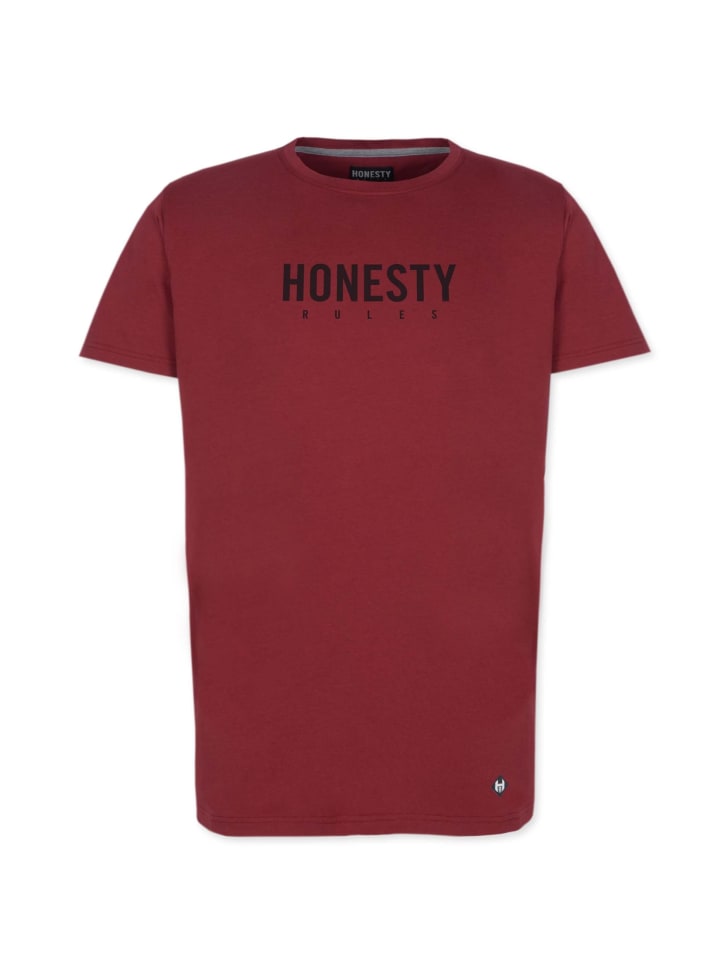 T-Shirt " Logo " in rot