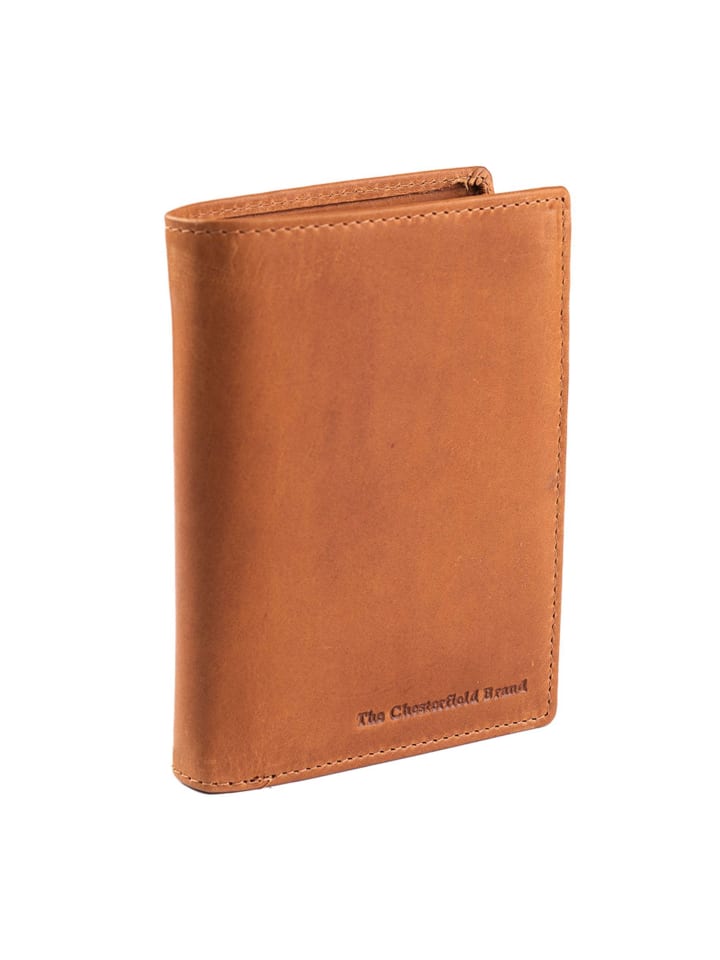 Hazel Geldbörse RFID Schutz Leder 13 cm cognac