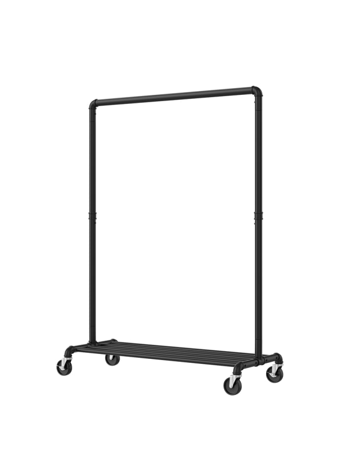 Kleiderständer Dalson in schwarz - (B)100 x (H)163 x (T)50 cm