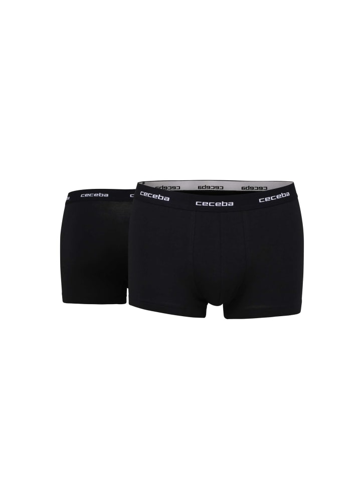 Pants 2Er Pack Monza in schwarz-dunkel-uni