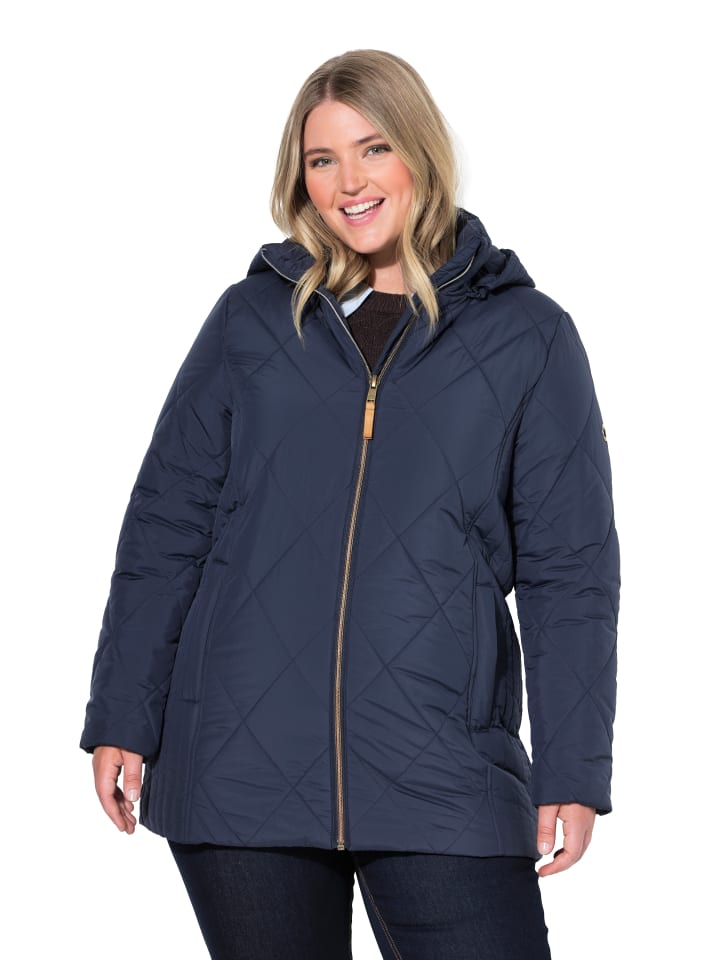 Steppjacke in marine